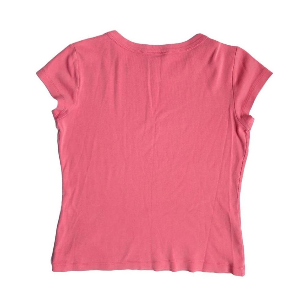 Ann Taylor Loft Dusty Pink Short-Sleeved Tee - Picture 2 of 3